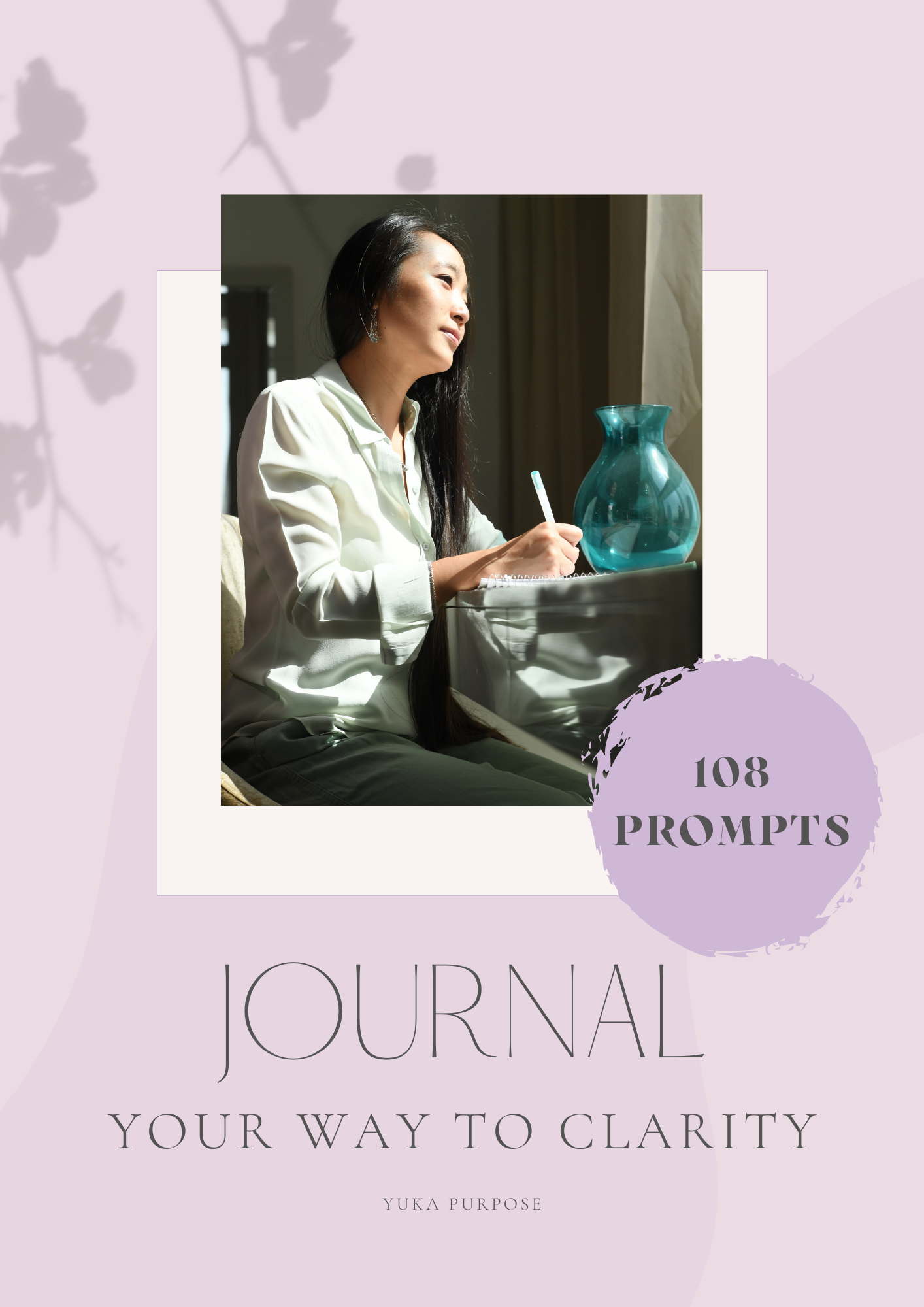 cover photo of 108 journal prompts